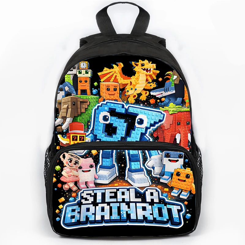 Steal A Brainrot Six Seven Backpack For Primary School Students Bags Brainrot 67 Backpack 3D Cartoon School Bag for Children Bag
Steal A Brainrot Six Seven Backpack For Primary School Students Bags Brainrot 67 Backpack 3D Cartoon School Bag for Children Bag