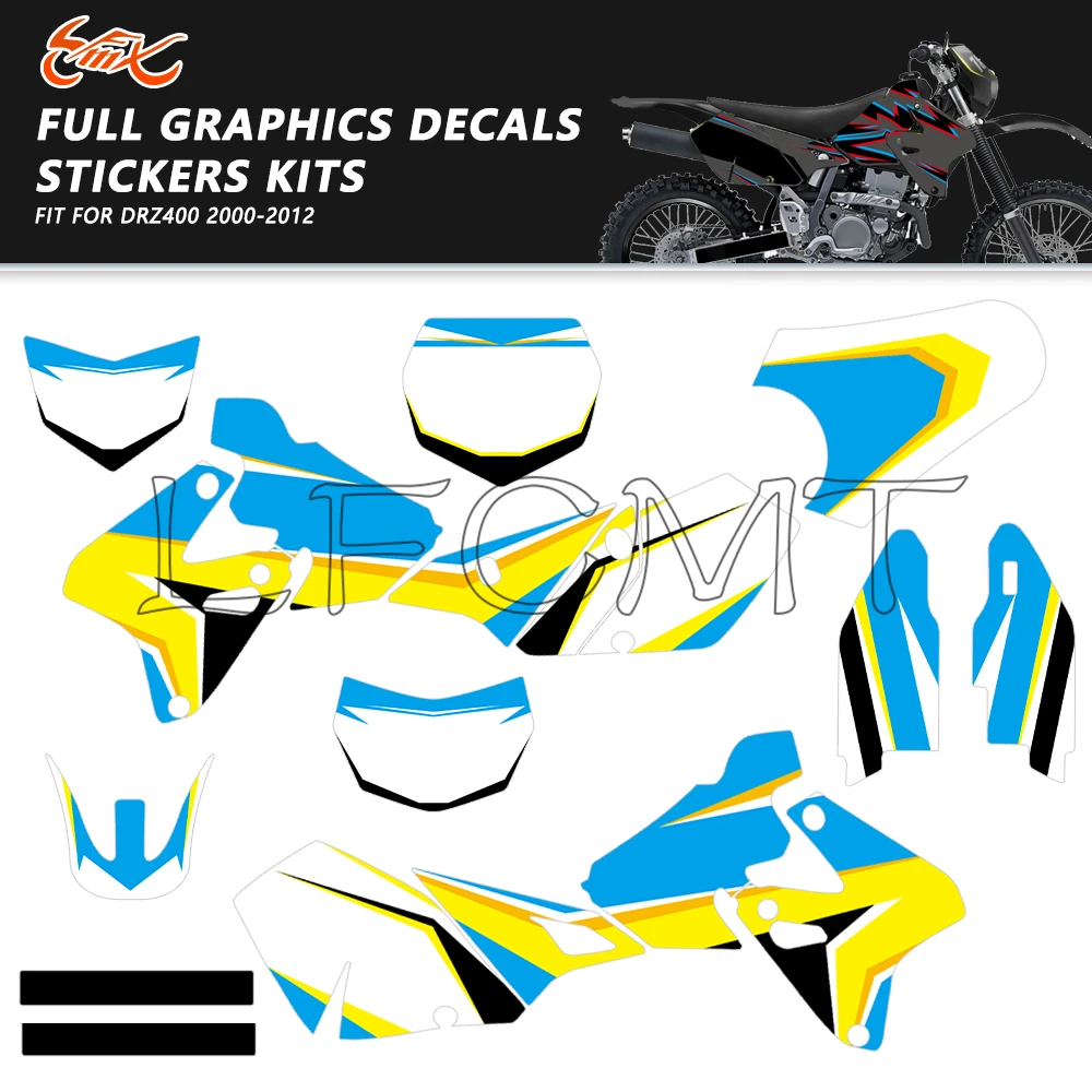 Full Set of Graphics Decals Stickers Motorcycle Background Fit for Suzuki DRZ 400 DRZ400 2000-2012 2011 2010 2009 2008 2007 2006
Full Set of Graphics Decals Stickers Motorcycle Background Fit for Suzuki DRZ 400 DRZ400 2000-2012 2011 2010 2009 2008 2007 2006