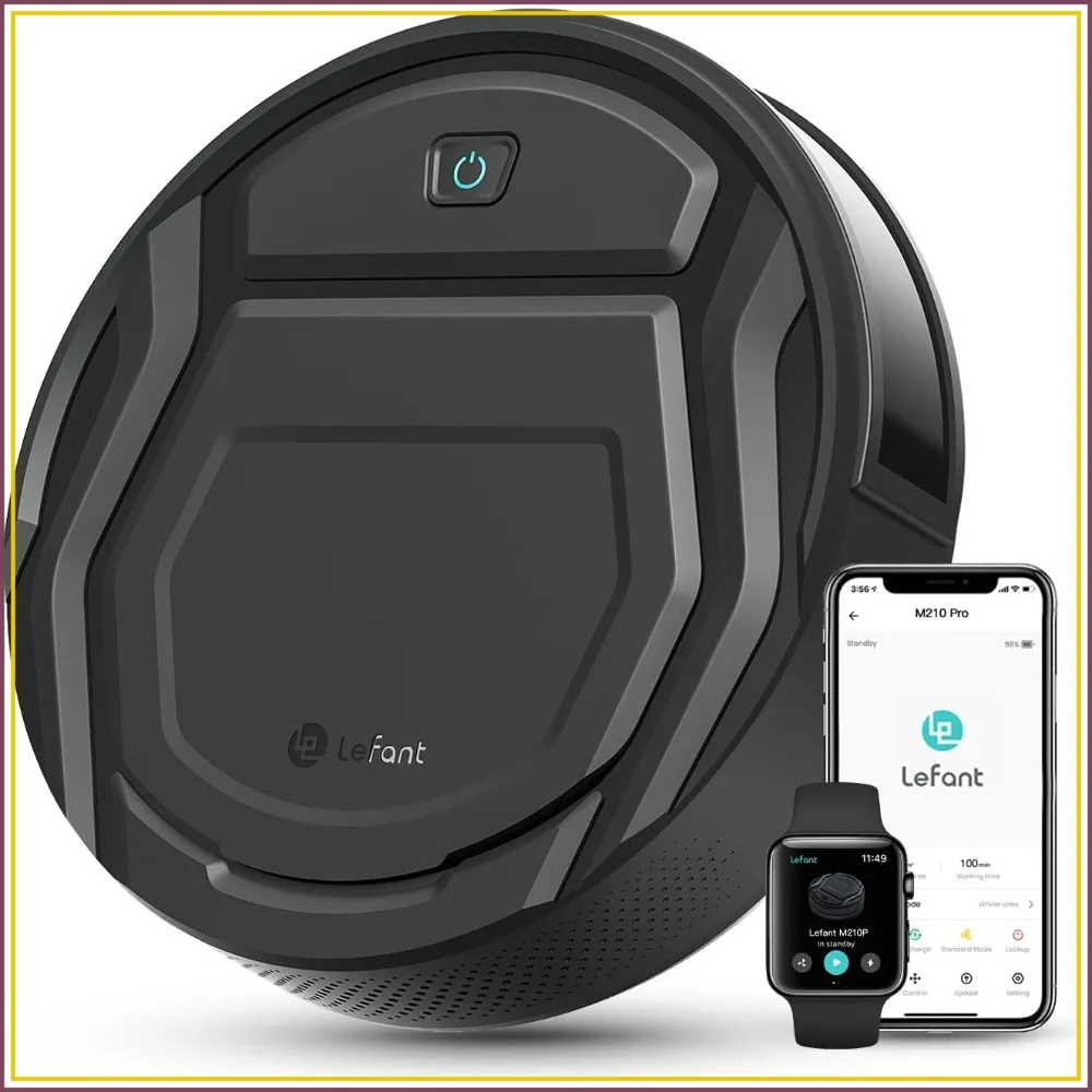 4000Pa Robot Vacuum, 200 Mins Runtime, Quiet, Ultra-Slim, Self-Charging, WiFi/App/Alexa Control, Ideal for Pet Hair & Hard Floors
4000Pa Robot Vacuum, 200 Mins Runtime, Quiet, Ultra-Slim, Self-Charging, WiFi/App/Alexa Control, Ideal for Pet Hair & Hard Floors