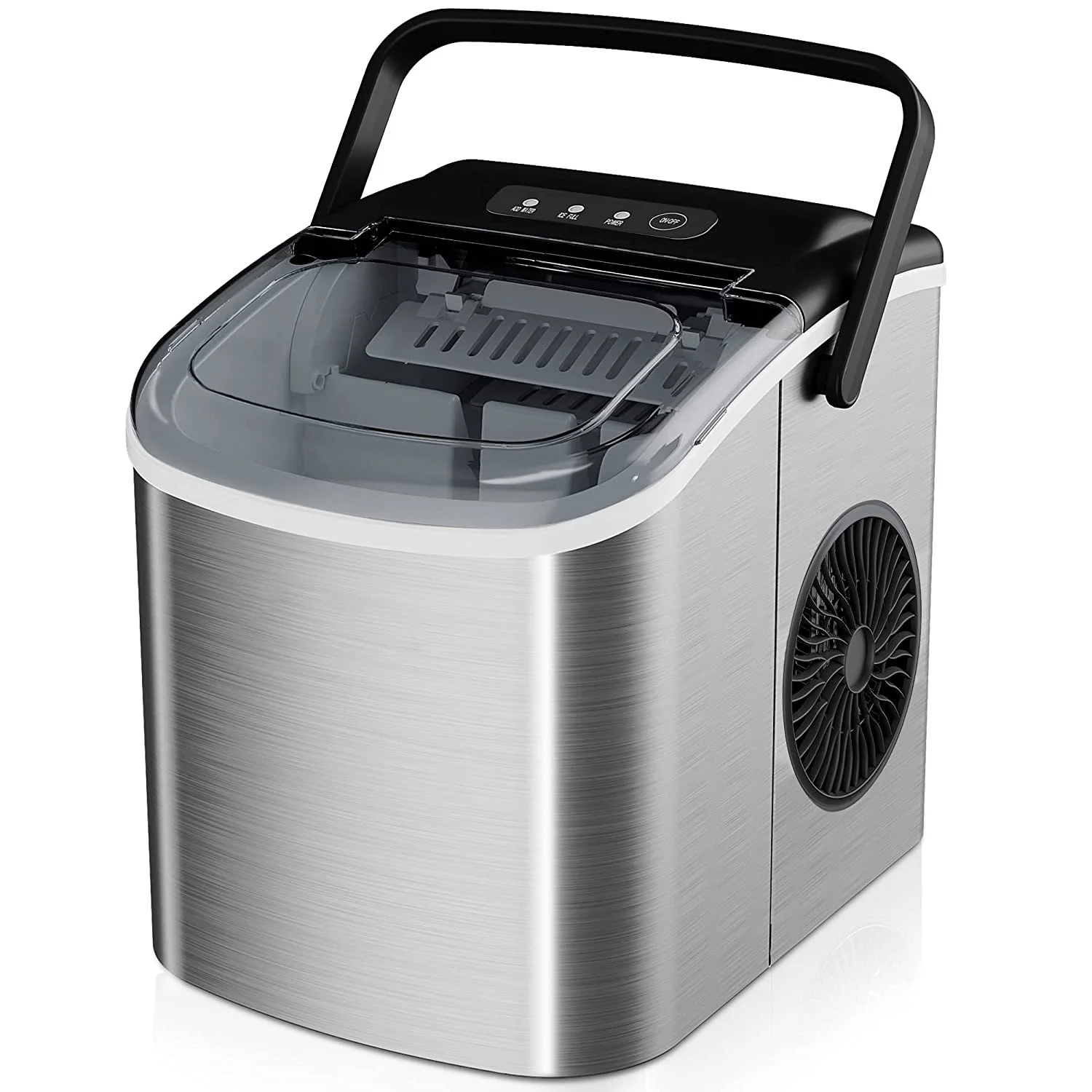 Portable Mini Electric Ice Maker Stainless Steel Kitchen Household Ice Cube Machine for Hotels Outdoor Use with Plastic Housing
Portable Mini Electric Ice Maker Stainless Steel Kitchen Household Ice Cube Machine for Hotels Outdoor Use with Plastic Housing
