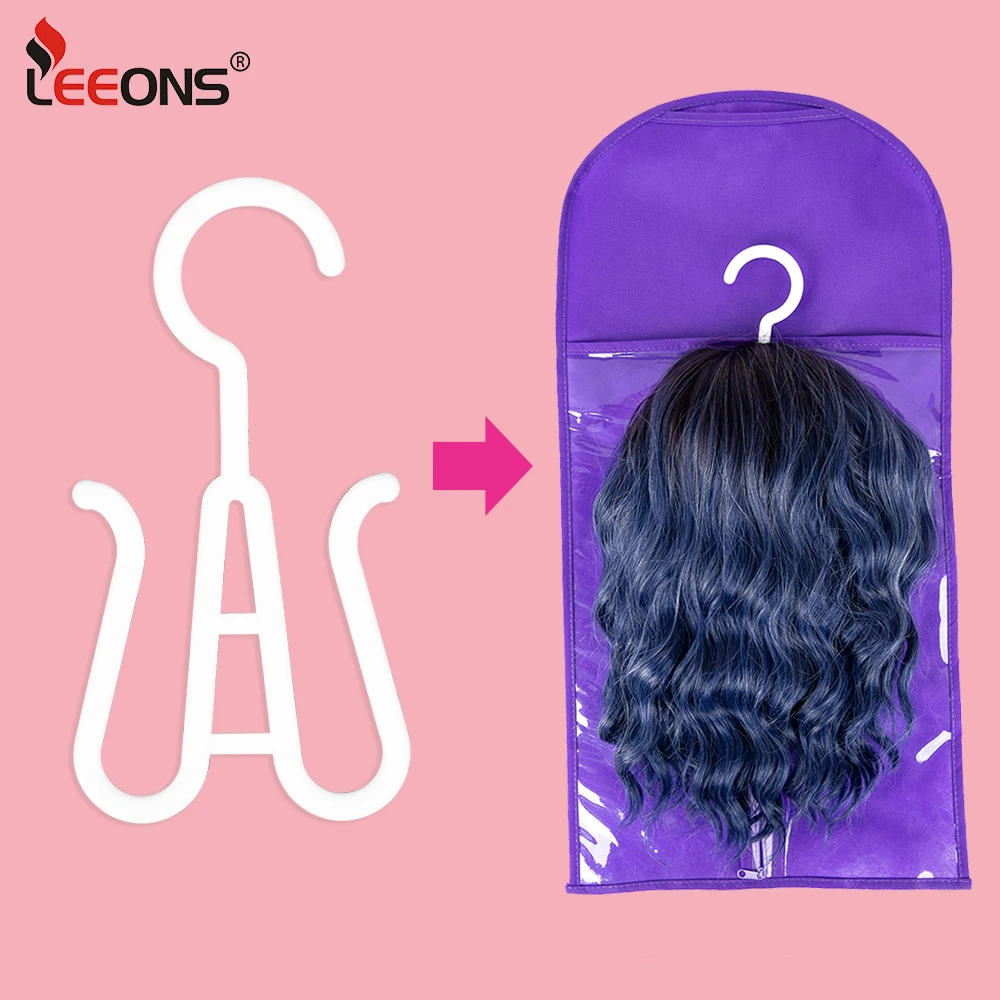 Hair Extension Storage Bag With Plastic Hanger Strong Portable Dustproof Non-Woven With Transparent Zip Up For Store Style Wig
Hair Extension Storage Bag With Plastic Hanger Strong Portable Dustproof Non-Woven With Transparent Zip Up For Store Style Wig