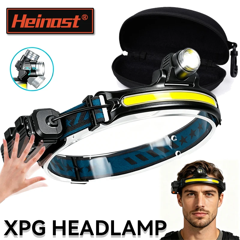 USB Rechargeable Induction Headlamp Zoom COB LED Head Torch 18650 Built in Battery Flashlight 6 Modes Fishing Camping Lantern
USB Rechargeable Induction Headlamp Zoom COB LED Head Torch 18650 Built in Battery Flashlight 6 Modes Fishing Camping Lantern