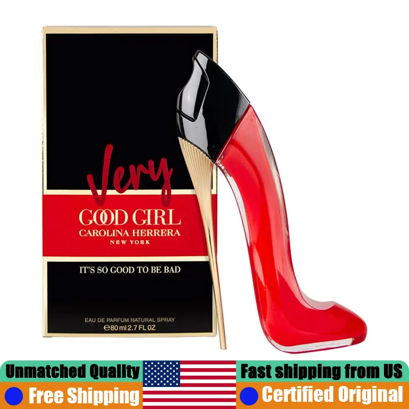 Original Arabic Perfumes Carolina Herrera Very Good Girl Eau de Parfum 2.7 Oz Elegant Women's EDP Perfume Spray Refined Floral Fruity Pheromones Cologne 80ml Long Lasting Fragrance with Litchi Rose Vanilla Vetiver for Office & Business Occasions
Original Arabic Perfumes Carolina Herrera Very Good Girl Eau de Parfum 2.7 Oz Elegant Women's EDP Perfume Spray Refined Floral Fruity Pheromones Cologne 80ml Long Lasting Fragrance with Litchi Rose Vanilla Vetiver for Office & Business Occasions