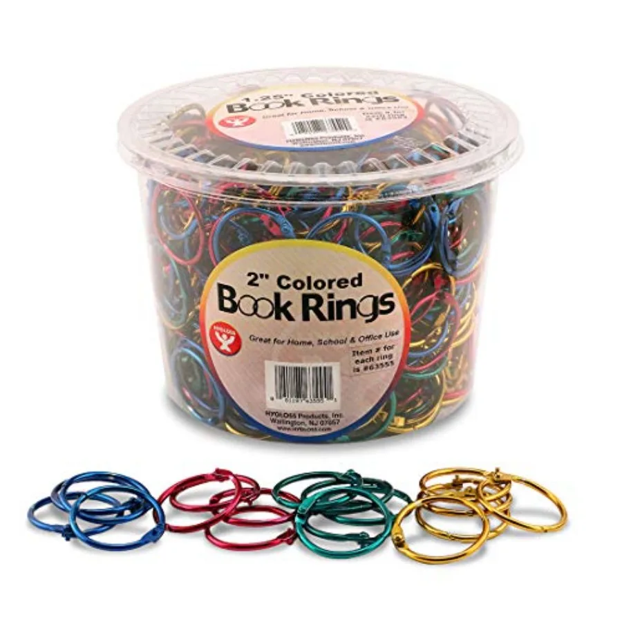 Products Book Rings Colored Steel Binder Rings, 2 in Counter Display Bucket
Products Book Rings Colored Steel Binder Rings, 2 in Counter Display Bucket