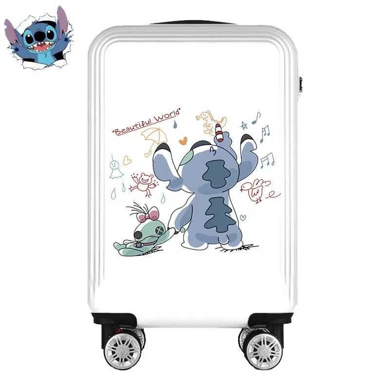 Kawaii MINISO аниме Ins Stitch чехол для хранения багажа милый мультфильм студенческий чехол на колесике дорожная коробка прекрасные подарки для детей
Kawaii MINISO аниме Ins Stitch чехол для хранения багажа милый мультфильм студенческий чехол на колесике дорожная коробка прекрасные подарки для детей