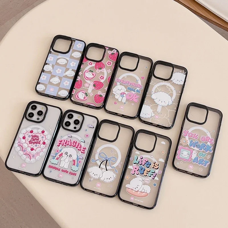 Cute White Dog Acrylic Black Border Magnetic Phone Case Cover for IPhone 11 12 13 14 15 Pro Max Case
Cute White Dog Acrylic Black Border Magnetic Phone Case Cover for IPhone 11 12 13 14 15 Pro Max Case