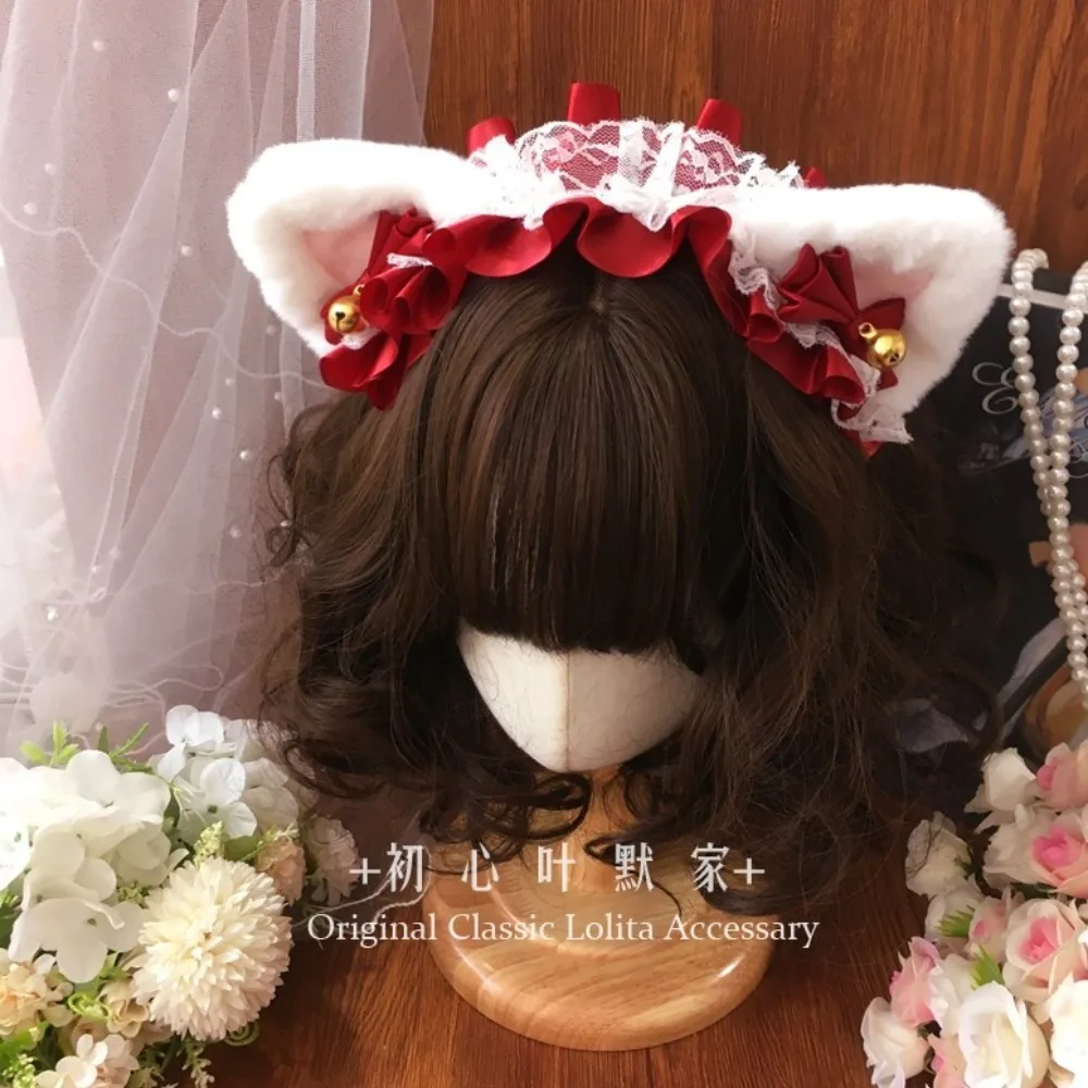 Vintage KC Headbands Pink Black Beast Ear Hair Accessories Classic Lolita Plush Cat Ear Lace Headband
Vintage KC Headbands Pink Black Beast Ear Hair Accessories Classic Lolita Plush Cat Ear Lace Headband