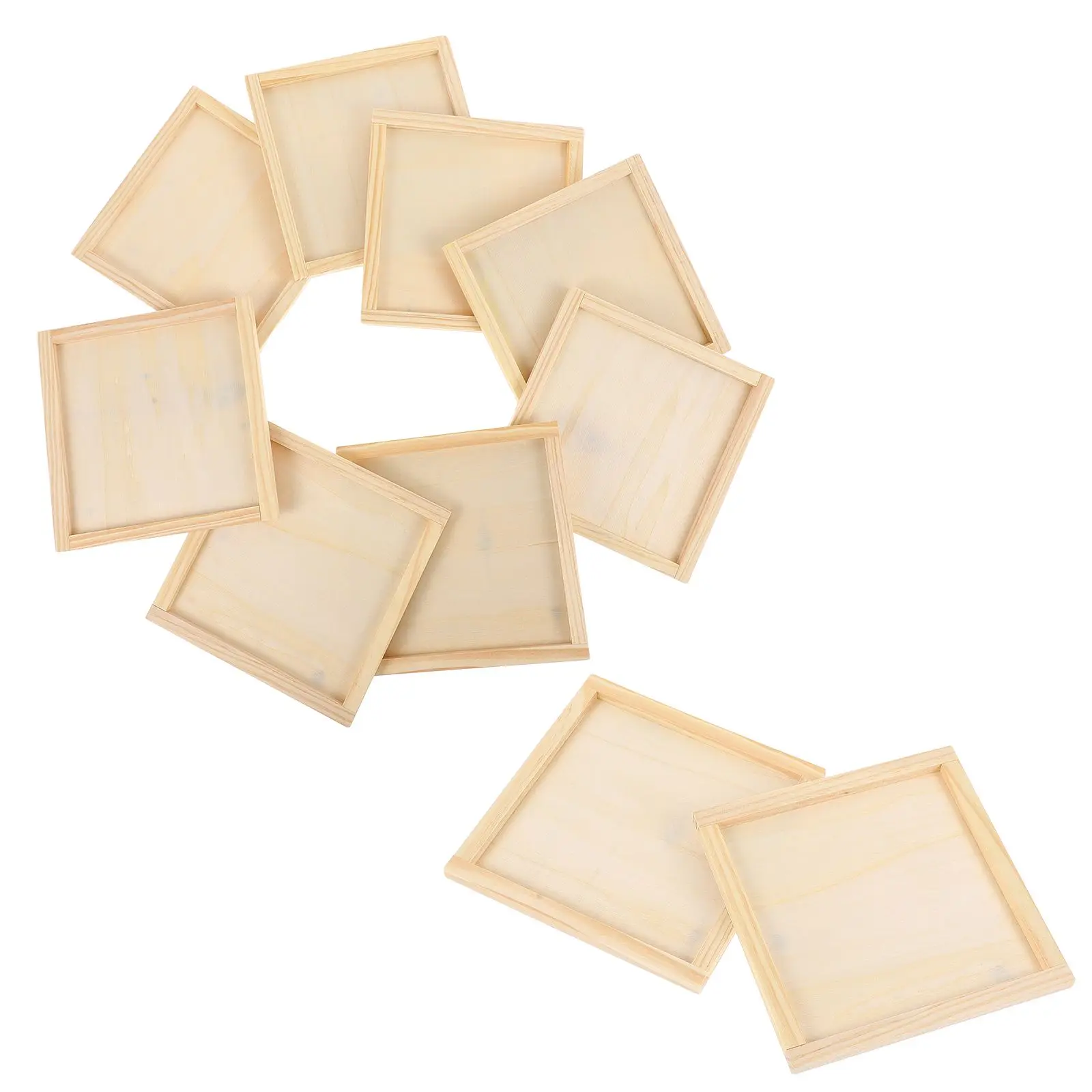 10 Pcs Wooden Picture Frames Unfinished DIY Clay Photo Holders Kids Creative Painting Craft Projects Supplies
10 Pcs Wooden Picture Frames Unfinished DIY Clay Photo Holders Kids Creative Painting Craft Projects Supplies