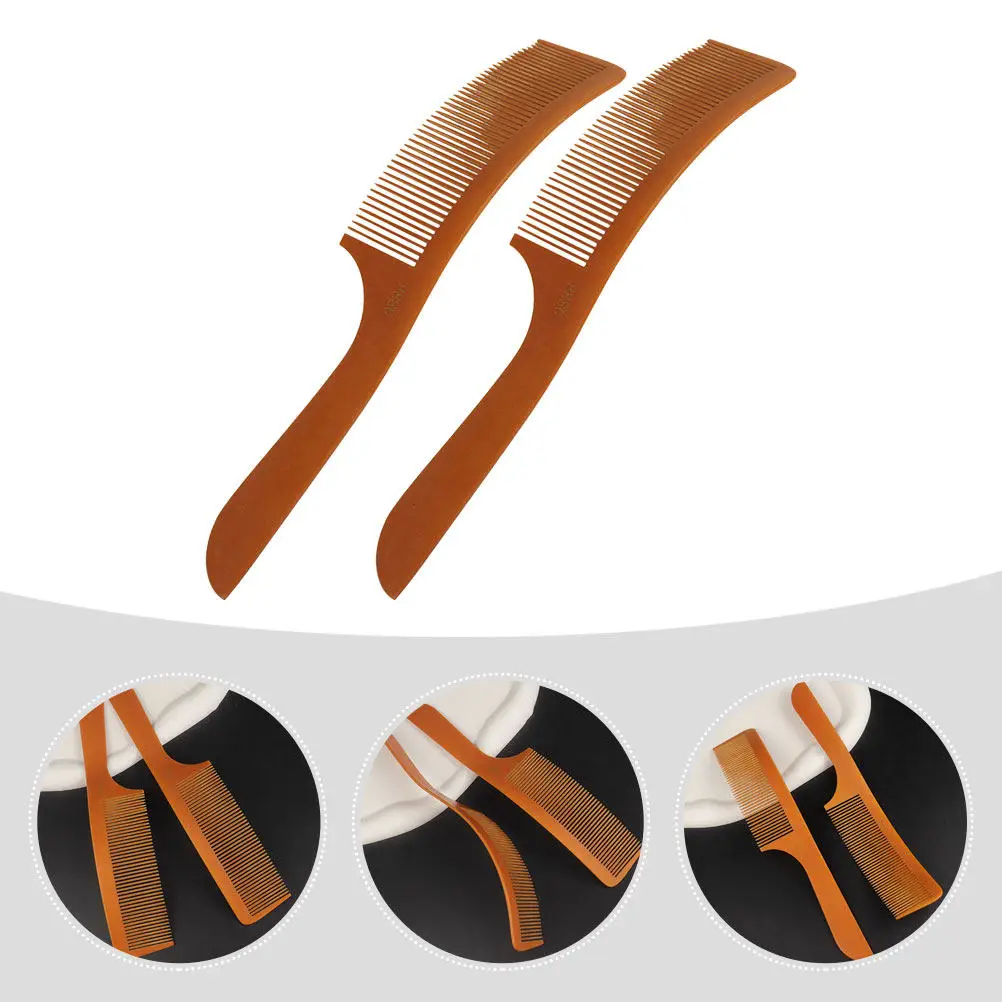 2Pcs S-Shaped Curved Barber Comb Professional Hair Parting Styling Comb for Thick Curly Wet Or Short Hair Salon Travel Use
2Pcs S-Shaped Curved Barber Comb Professional Hair Parting Styling Comb for Thick Curly Wet Or Short Hair Salon Travel Use