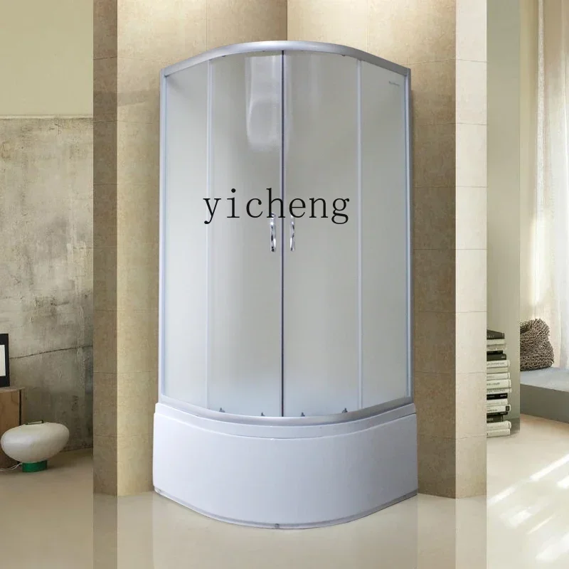 YG-1 shower room toilet bath room bathroom partition glass door arc fan with bottom basin
YG-1 shower room toilet bath room bathroom partition glass door arc fan with bottom basin