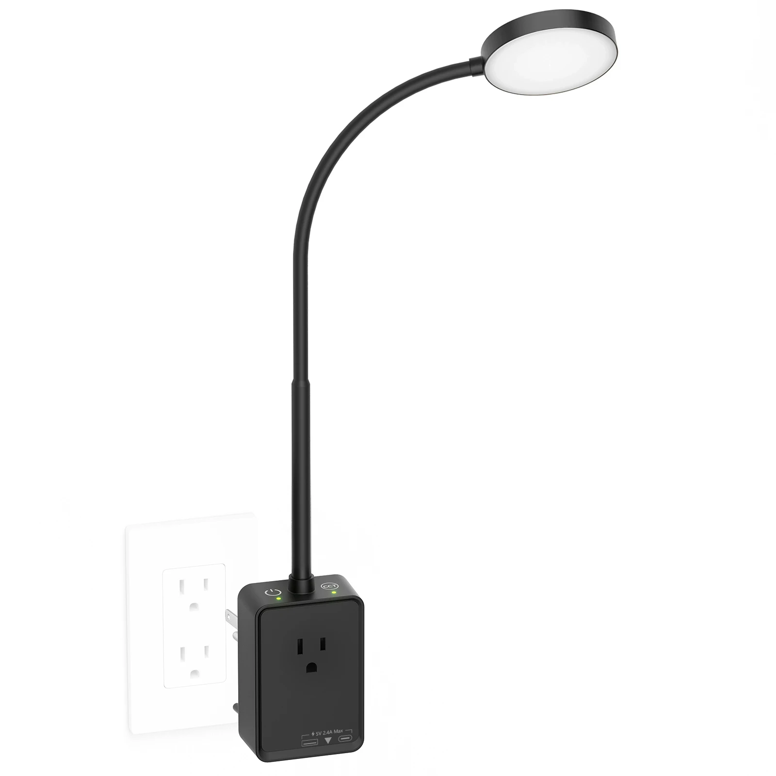 Plug in LED Book Reading Light, Black Dimmable LED Wall Sconce Lamp with Power Plug and Outlet Extender for Bedroom Living Room
Plug in LED Book Reading Light, Black Dimmable LED Wall Sconce Lamp with Power Plug and Outlet Extender for Bedroom Living Room