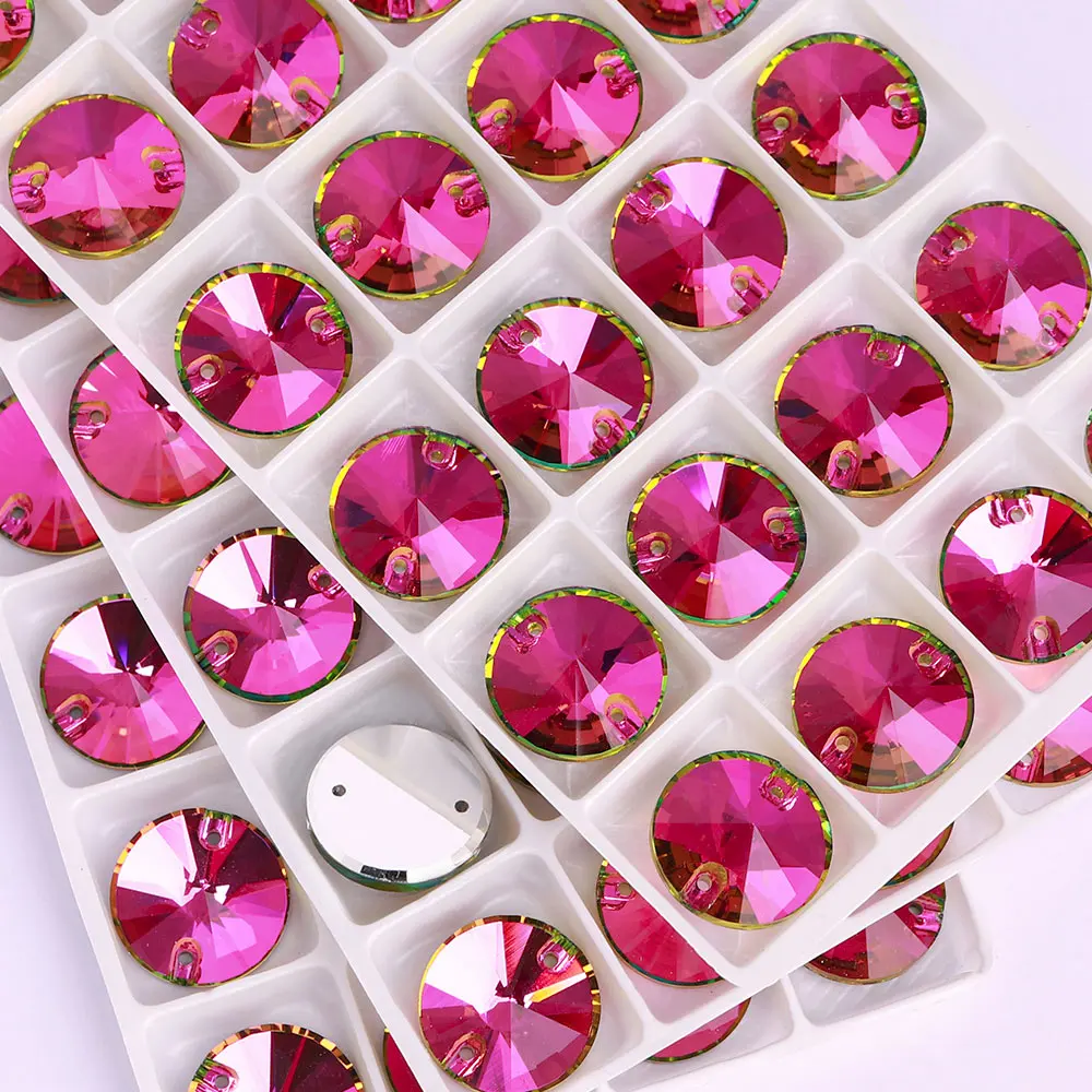 QIYI Rivoli Vitrail Rose Top Quality K9 Glass Sew On Rhinestones Crystal Flatback Sewing Strass Stones For DIY Crafts Garment
QIYI Rivoli Vitrail Rose Top Quality K9 Glass Sew On Rhinestones Crystal Flatback Sewing Strass Stones For DIY Crafts Garment
