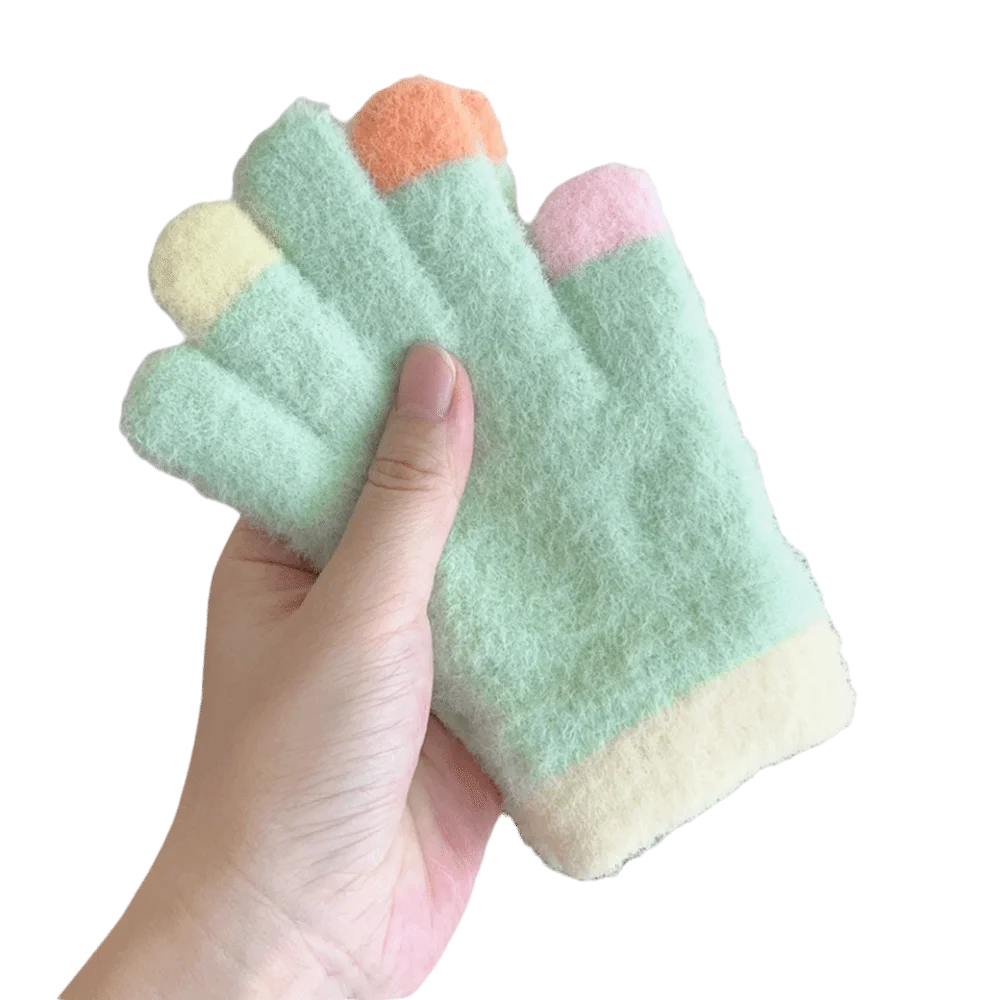 Cute Warm Winter Gloves Coldproof Windproof Gloves Soft Candy Color Knitted Gloves for 4-10 Years Old Boys Girls
Cute Warm Winter Gloves Coldproof Windproof Gloves Soft Candy Color Knitted Gloves for 4-10 Years Old Boys Girls