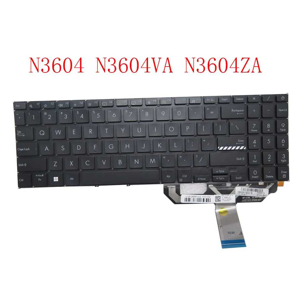Laptop keyboard For ASUS Vivobook 16X OLED N3604 N3604VA N3604ZA N3604YA United States US With Backlit Black Without Frame
Laptop keyboard For ASUS Vivobook 16X OLED N3604 N3604VA N3604ZA N3604YA United States US With Backlit Black Without Frame