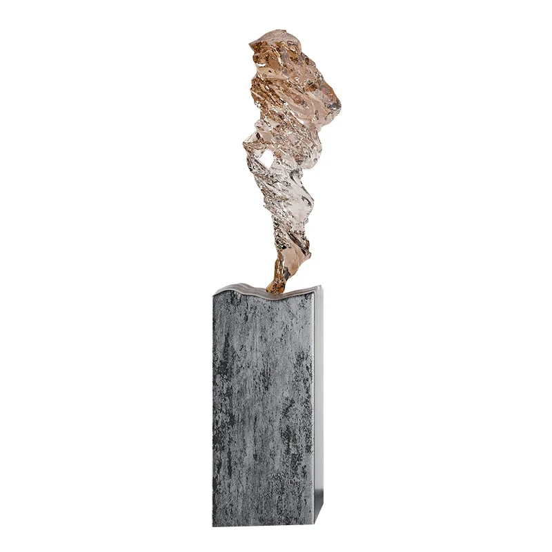 Modern simple transparent resin sculpture living room ornament hotel sales office entrance handicrafts living room desktop
Modern simple transparent resin sculpture living room ornament hotel sales office entrance handicrafts living room desktop