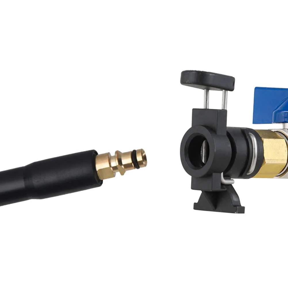 For KARCHER-Compatible Ball Valve with M22 14mm Quick Connect Fitting and 5 Spray Tips for 4500 PSI Applications
For KARCHER-Compatible Ball Valve with M22 14mm Quick Connect Fitting and 5 Spray Tips for 4500 PSI Applications