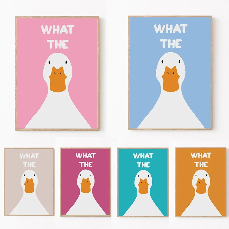 What the Duck Print Art Picture Funny Cute Animal Diamond Posters Modern Wall Painting for Bathroom Bedroom Dorm Decor
What the Duck Print Art Picture Funny Cute Animal Diamond Posters Modern Wall Painting for Bathroom Bedroom Dorm Decor