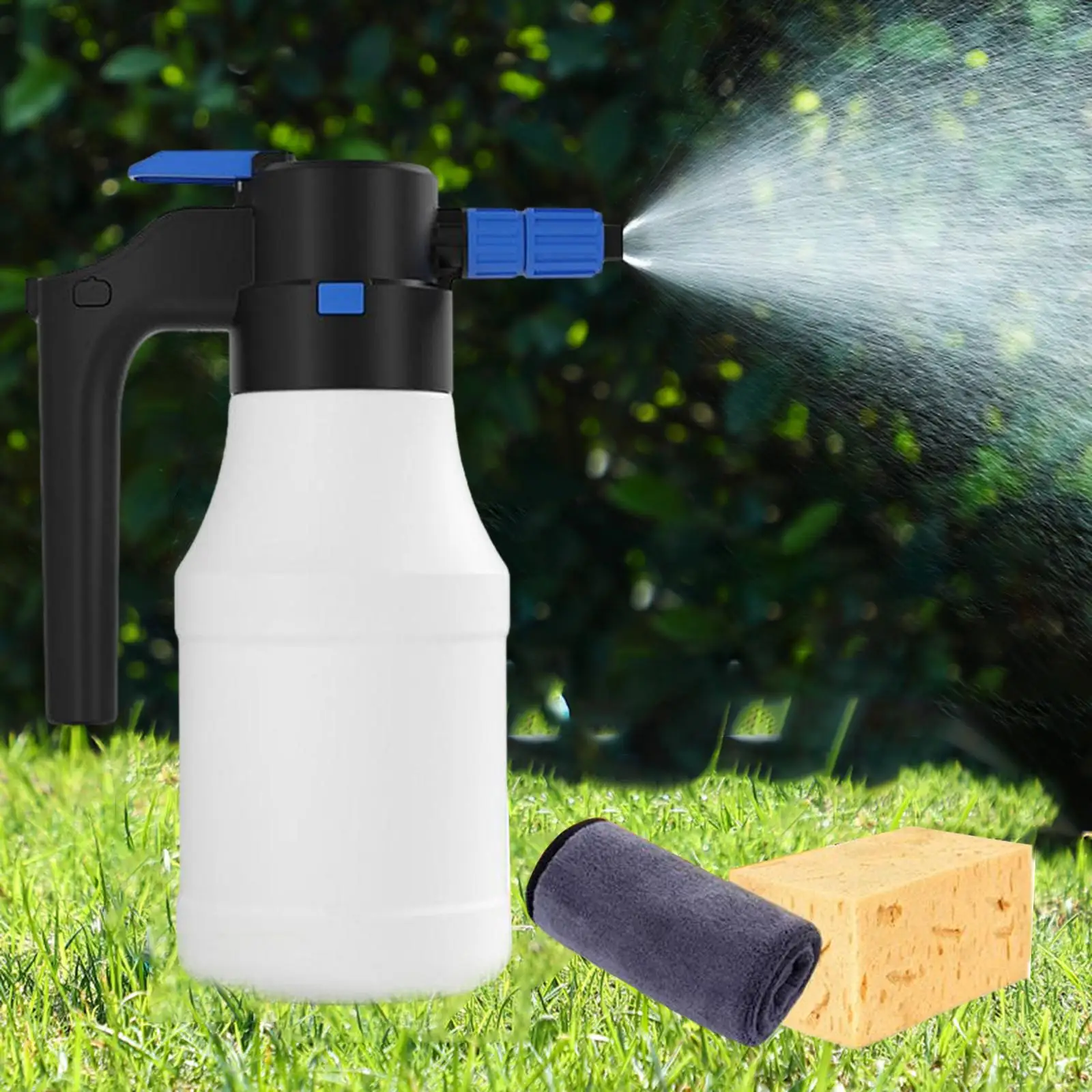 1.5L Car Electric Automatic Foam Sprayer Rechargeable for Car Wash Detailing 
1.5L Car Electric Automatic Foam Sprayer Rechargeable for Car Wash Detailing