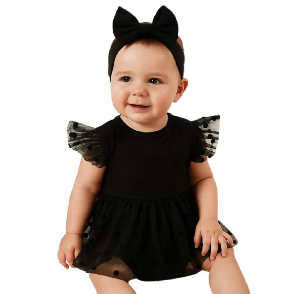 Elegant Cotton Baby Girl Princess Dress Bubble Bowknot Baby Girl Bodysuit Sweet Short Sleeve Infant Dress with Headband Summer
Elegant Cotton Baby Girl Princess Dress Bubble Bowknot Baby Girl Bodysuit Sweet Short Sleeve Infant Dress with Headband Summer