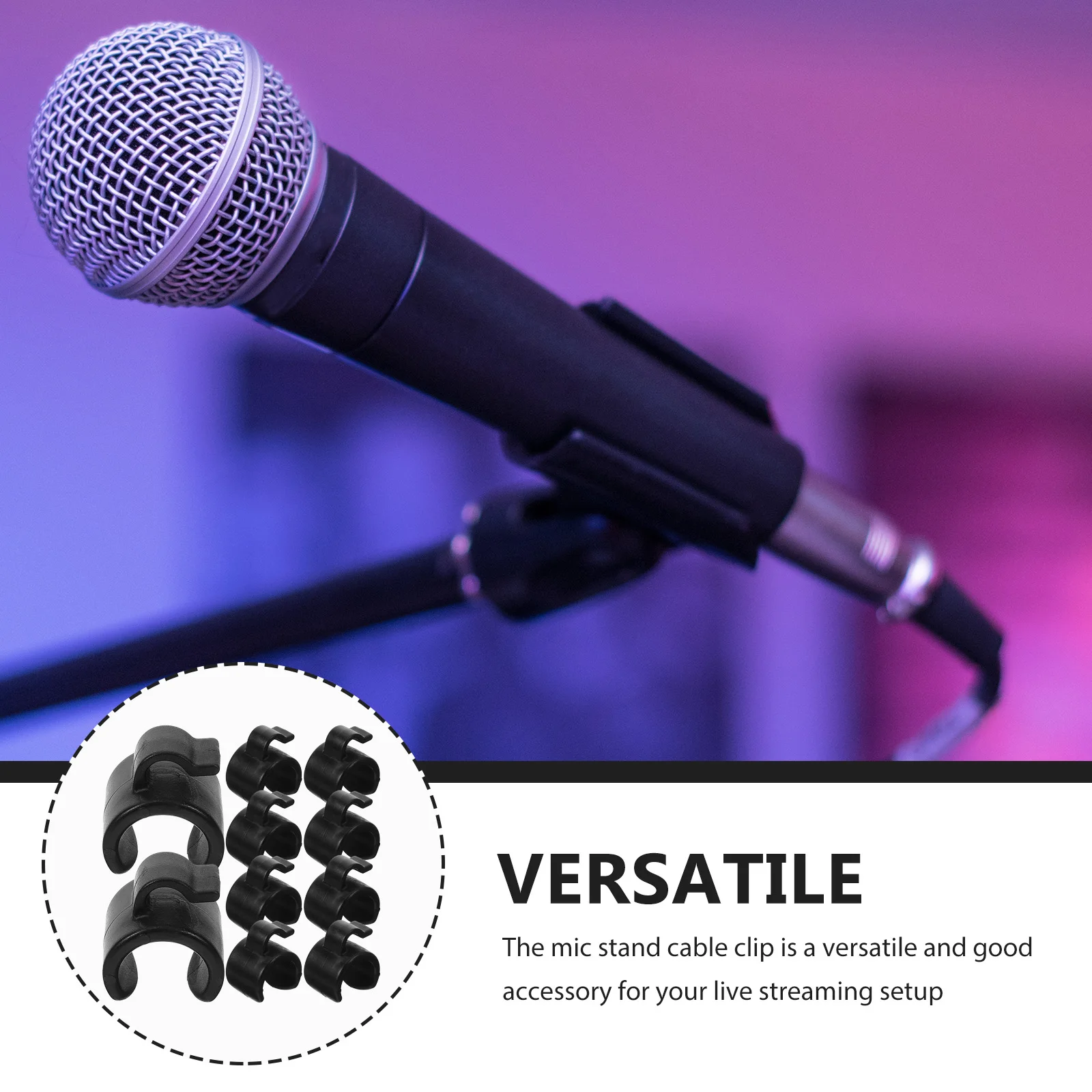 20 Pcs Tripod Wire Clip Mic Pole Mount Cable Clip Mic Stand Cable Clip Mic Stand Arm Clip Plastic Microphone Stand Cable Clamp
20 Pcs Tripod Wire Clip Mic Pole Mount Cable Clip Mic Stand Cable Clip Mic Stand Arm Clip Plastic Microphone Stand Cable Clamp