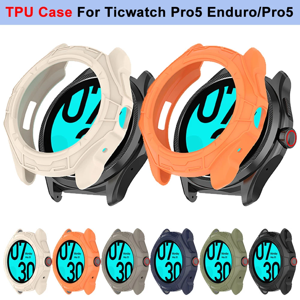 For Ticwatch Pro 5 Enduro Soft TPU Case Cover For Ticwatch Pro 5 Smartwatch Accessories Protection Shell Frame Bumper Protector
For Ticwatch Pro 5 Enduro Soft TPU Case Cover For Ticwatch Pro 5 Smartwatch Accessories Protection Shell Frame Bumper Protector
