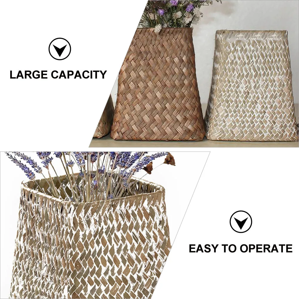 Корзины для хранения, держатель для цветочных ручек, домашние мелочи, декоративный контейнер, тканый офисный контейнер
Корзины для хранения, держатель для цветочных ручек, домашние мелочи, декоративный контейнер, тканый офисный контейнер