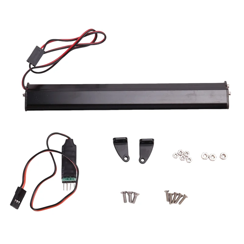 RC Car Roof LED Light Bar Adjustable Mode For 1/10 Crawler SCX10 Wraith Capra TRX4 TRX6 CC01-AU47
RC Car Roof LED Light Bar Adjustable Mode For 1/10 Crawler SCX10 Wraith Capra TRX4 TRX6 CC01-AU47