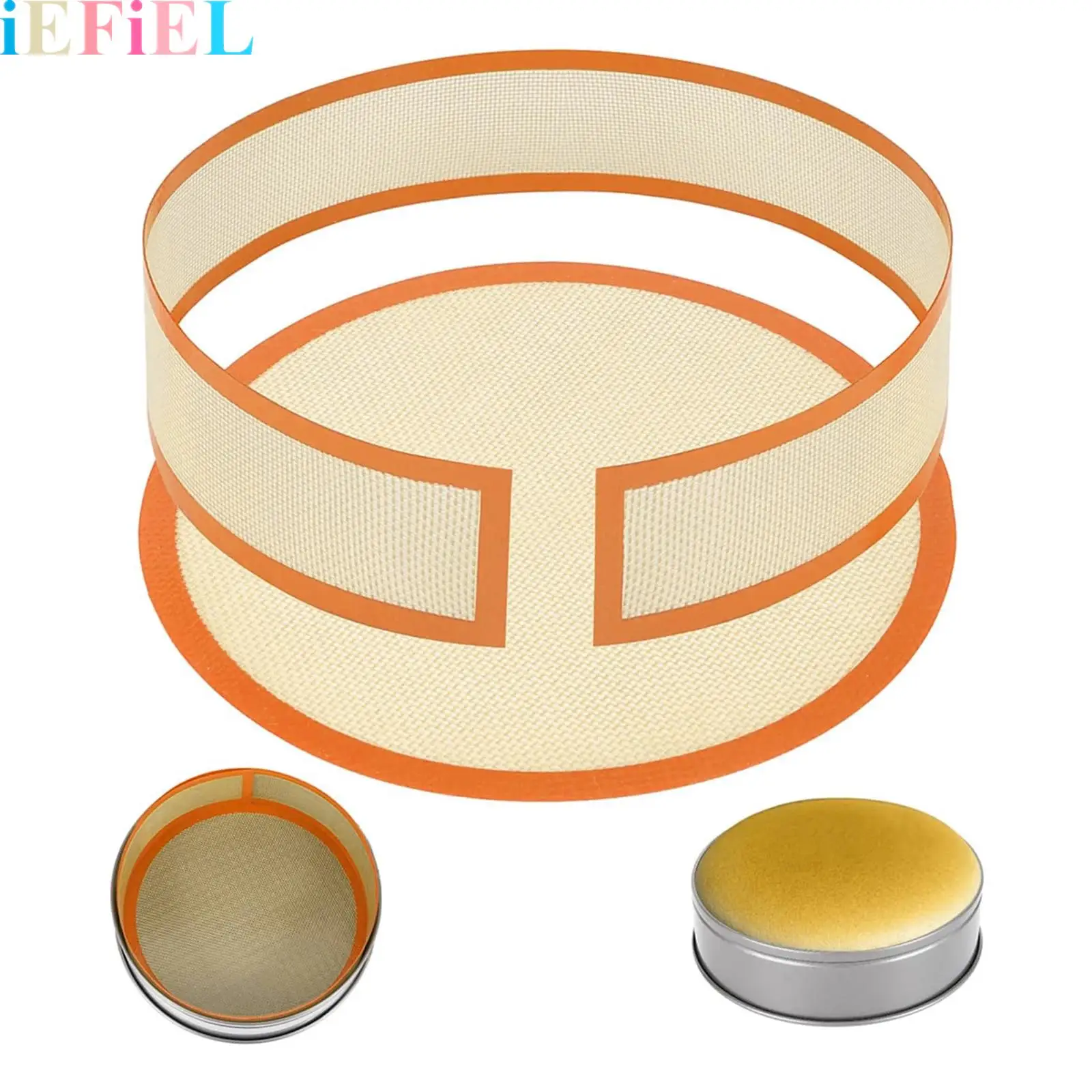 Silicone Round And Rectangle Baking Mat Set Prevent Cake from Sticking to Bottom And Side Easy Clean Non Sick
Silicone Round And Rectangle Baking Mat Set Prevent Cake from Sticking to Bottom And Side Easy Clean Non Sick