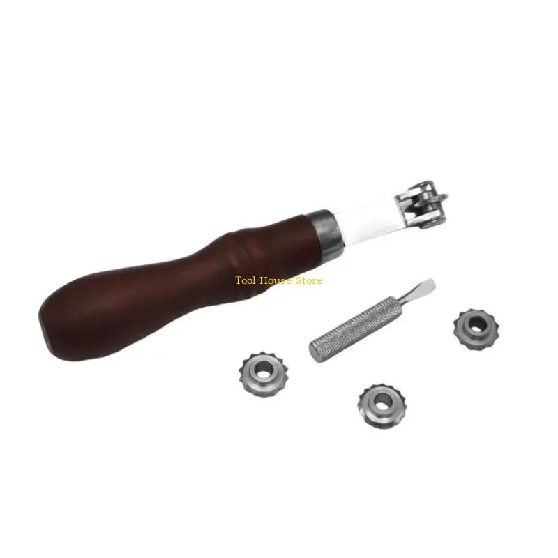 Leather Stitching Wheel Manual Sewing Tool With 4 Spacing Gears For Crafts
Leather Stitching Wheel Manual Sewing Tool With 4 Spacing Gears For Crafts