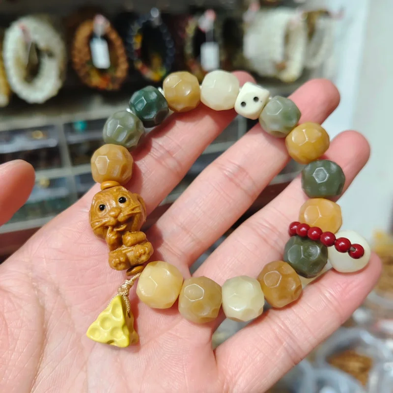Wuxiang Single Circle Multi-Treasure Bodhi with Sandalwood Jerry Bracelet Bead String
Wuxiang Single Circle Multi-Treasure Bodhi with Sandalwood Jerry Bracelet Bead String