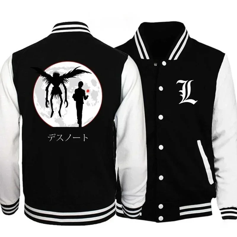 Classic DEATH NOTE Pattern Printed Baseball Shirt Men and Women Are Suitable Button Baseball Jersey Sweatshirt Jacket Jacket Top
Classic DEATH NOTE Pattern Printed Baseball Shirt Men and Women Are Suitable Button Baseball Jersey Sweatshirt Jacket Jacket Top