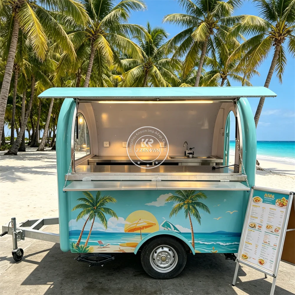 Outdoor Concession Cart Catering Trailer Mobile Kitchen Trailer Ice Cream Bubble Tea Food Truck Mobile Food Cart Fully Equipped
Outdoor Concession Cart Catering Trailer Mobile Kitchen Trailer Ice Cream Bubble Tea Food Truck Mobile Food Cart Fully Equipped