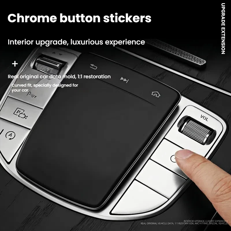 Suitable for C-class C200L GLC260 300L E300L interior decoration central control mouse button patch
Suitable for C-class C200L GLC260 300L E300L interior decoration central control mouse button patch