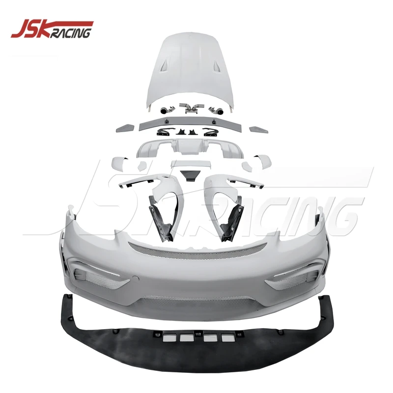 Fiber Glass Body Kits for 2016-2019 for Porsche Cayman Boxster 718 Bodykit Upgrade to GT4 RS Style
Fiber Glass Body Kits for 2016-2019 for Porsche Cayman Boxster 718 Bodykit Upgrade to GT4 RS Style