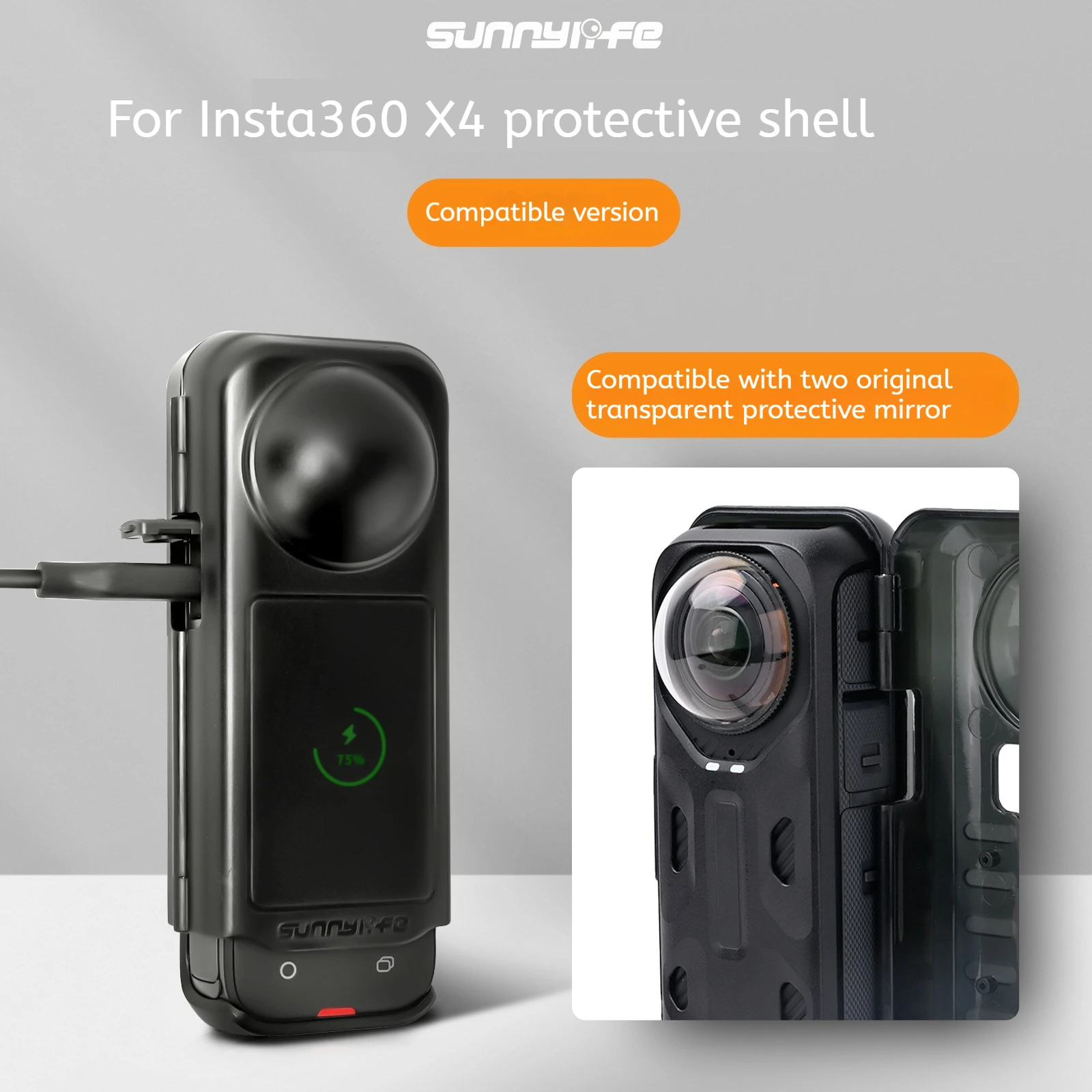 Для Insta360 X4 чехол, крышка, экран для объектива, дисплей для зарядки, защита от падения, пылезащитный аксессуар для крышки Insta360 X4
Для Insta360 X4 чехол, крышка, экран для объектива, дисплей для зарядки, защита от падения, пылезащитный аксессуар для крышки Insta360 X4
