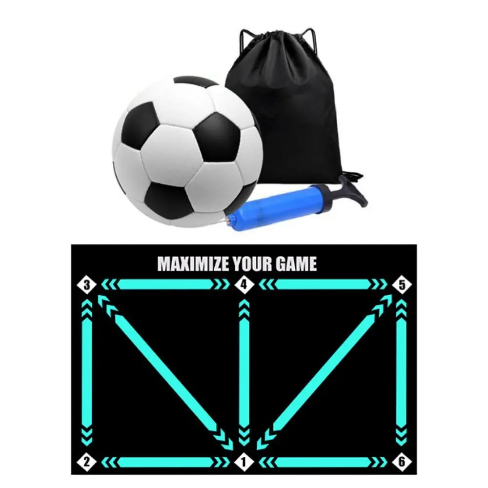 Foldable Football Training Mat Durable Non Slip Dribble Training Mat Portable Rubber Auxiliary Football Training Equipment
Foldable Football Training Mat Durable Non Slip Dribble Training Mat Portable Rubber Auxiliary Football Training Equipment