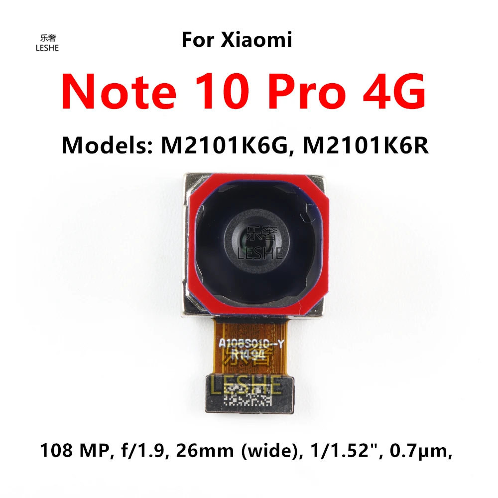108MP Principal Camera For Redmi Note 10 Pro Global Version Main Back Camera Module Spare Parts
108MP Principal Camera For Redmi Note 10 Pro Global Version Main Back Camera Module Spare Parts
