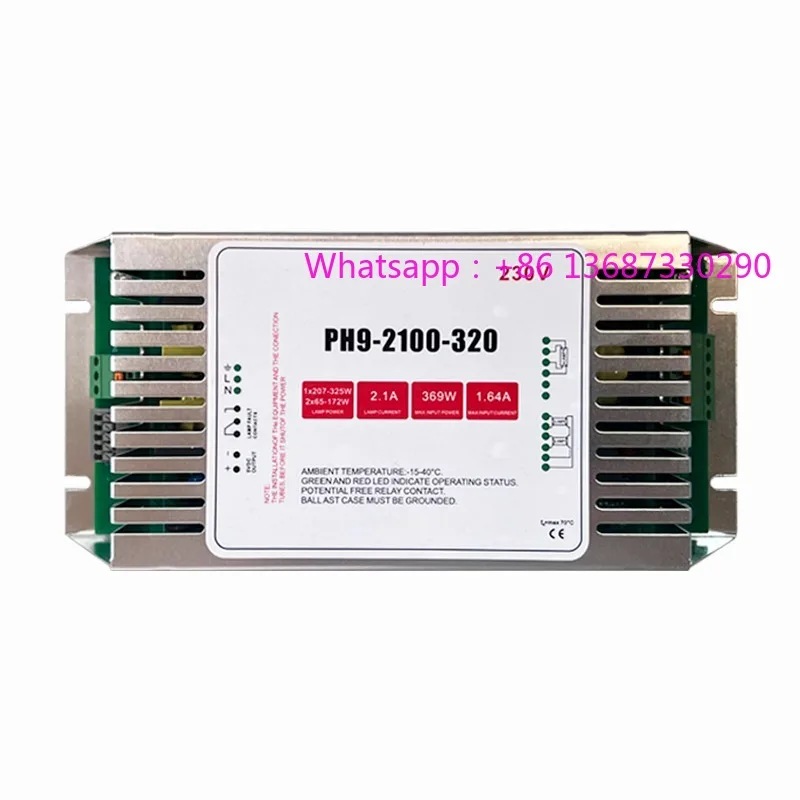 PH9-2100-320W water treatment U-V sterilization lamp ballast PH9-2100-320W sewage treatment
PH9-2100-320W water treatment U-V sterilization lamp ballast PH9-2100-320W sewage treatment