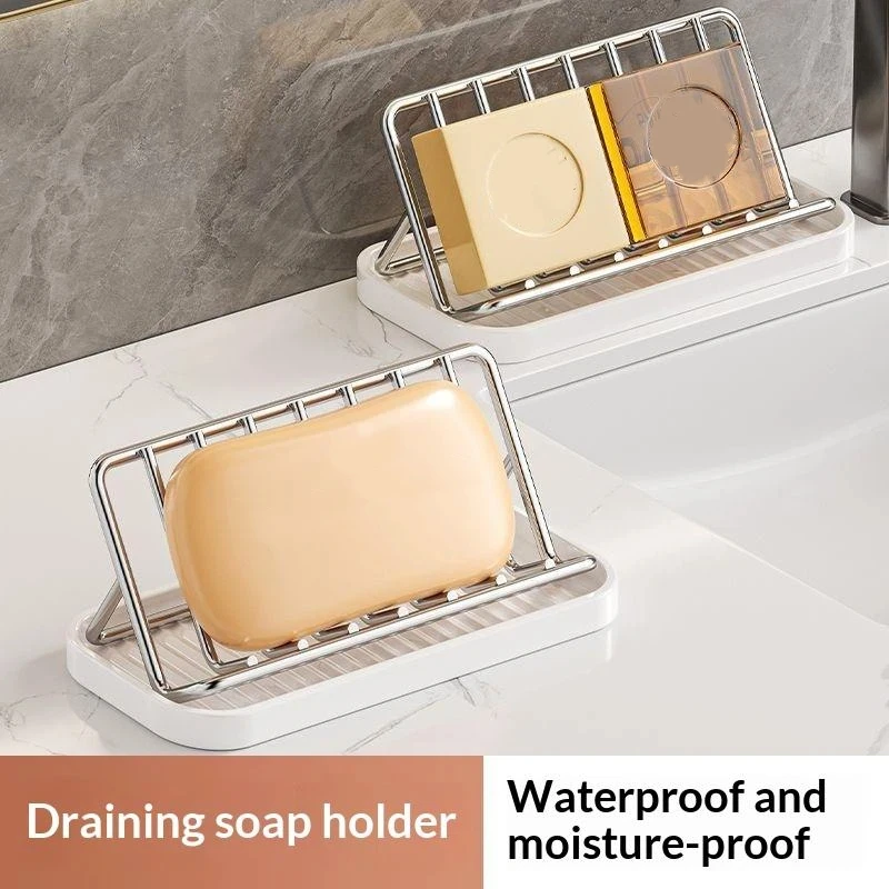 【xxx】Bathroom Countertop Soap Holder Soap Storage Draining Rack & Kitchen Sponge Storage Rack Durable Easy To Clean Organizer
【xxx】Bathroom Countertop Soap Holder Soap Storage Draining Rack & Kitchen Sponge Storage Rack Durable Easy To Clean Organizer