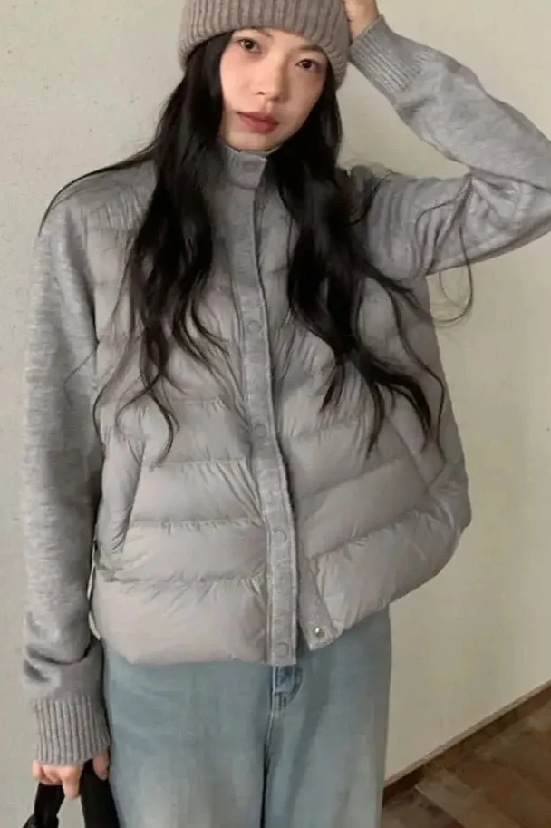 Autumn and Winter Fashion 90 White Duck Down Women's Down Jacket Slim Fit High Neck Jacket
Autumn and Winter Fashion 90 White Duck Down Women's Down Jacket Slim Fit High Neck Jacket