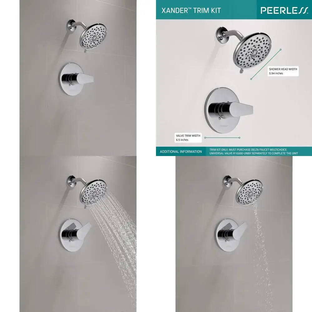 Matte Black Shower Trim Kit for Shower Only
Matte Black Shower Trim Kit for Shower Only