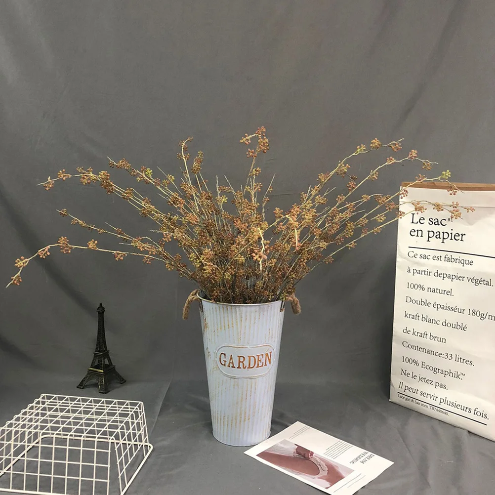 Floral Arrangement Container Metal Bucket Vintage Style Iron Flower Container with Smooth Finish for Home Office Decor Dried
Floral Arrangement Container Metal Bucket Vintage Style Iron Flower Container with Smooth Finish for Home Office Decor Dried