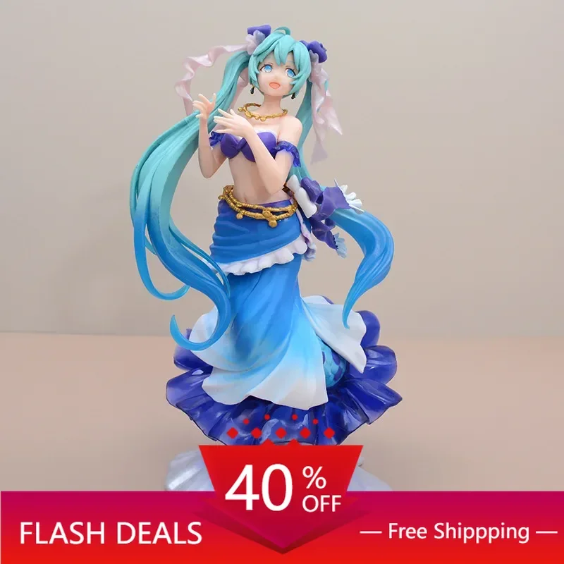 23cm Anime Character Car Desktop Ornament Pretty Girl Hatsune Miku Mermaid Artist Series Small Figurines & Miniatures Gift
23cm Anime Character Car Desktop Ornament Pretty Girl Hatsune Miku Mermaid Artist Series Small Figurines & Miniatures Gift