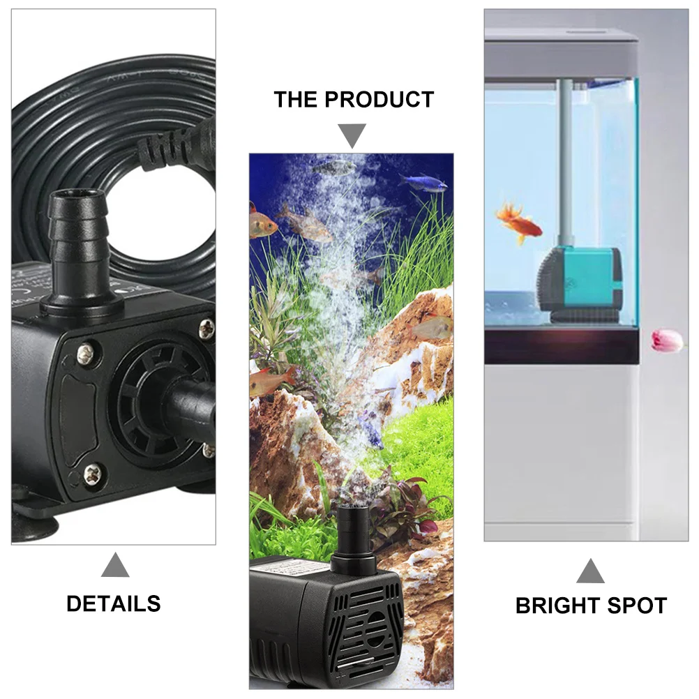 Brushless Mini Submersible Water Pump Adjustable Flow Low Consumption for Aquarium Fountain Fish Tank Hydroponic Circulation
Brushless Mini Submersible Water Pump Adjustable Flow Low Consumption for Aquarium Fountain Fish Tank Hydroponic Circulation