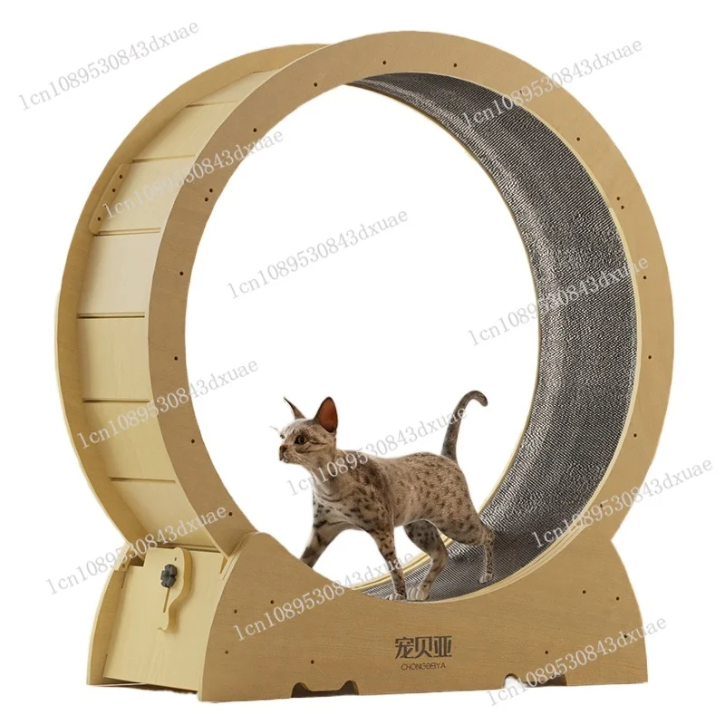 Pombeya Cat Treadmill Silent Running Wheel Solid Wood Sports Fitness Pet Cat Roller Toy Climbing Frame
Pombeya Cat Treadmill Silent Running Wheel Solid Wood Sports Fitness Pet Cat Roller Toy Climbing Frame