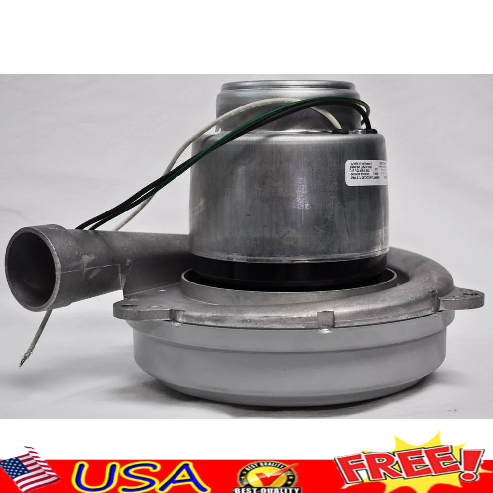 240V AC Vacuum Motor 2 Blower Stages Aluminum Mounting Brackets 8.4in Body Diameter 1800RPM Metal Weight 11lbs
240V AC Vacuum Motor 2 Blower Stages Aluminum Mounting Brackets 8.4in Body Diameter 1800RPM Metal Weight 11lbs