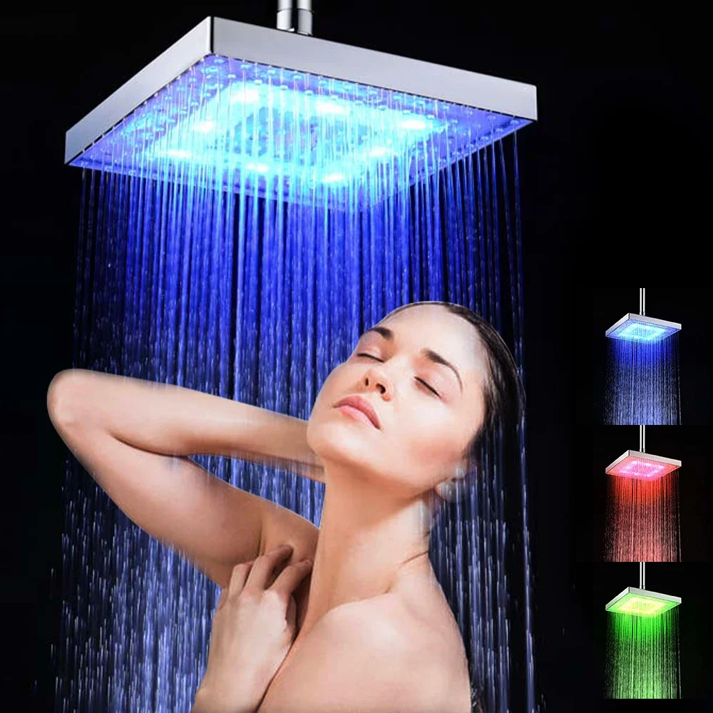 LED Rain Shower Head High Pressure Shower Head Water Save Automatically Color-Changing Temperature Sensor Showers for bathroom
LED Rain Shower Head High Pressure Shower Head Water Save Automatically Color-Changing Temperature Sensor Showers for bathroom