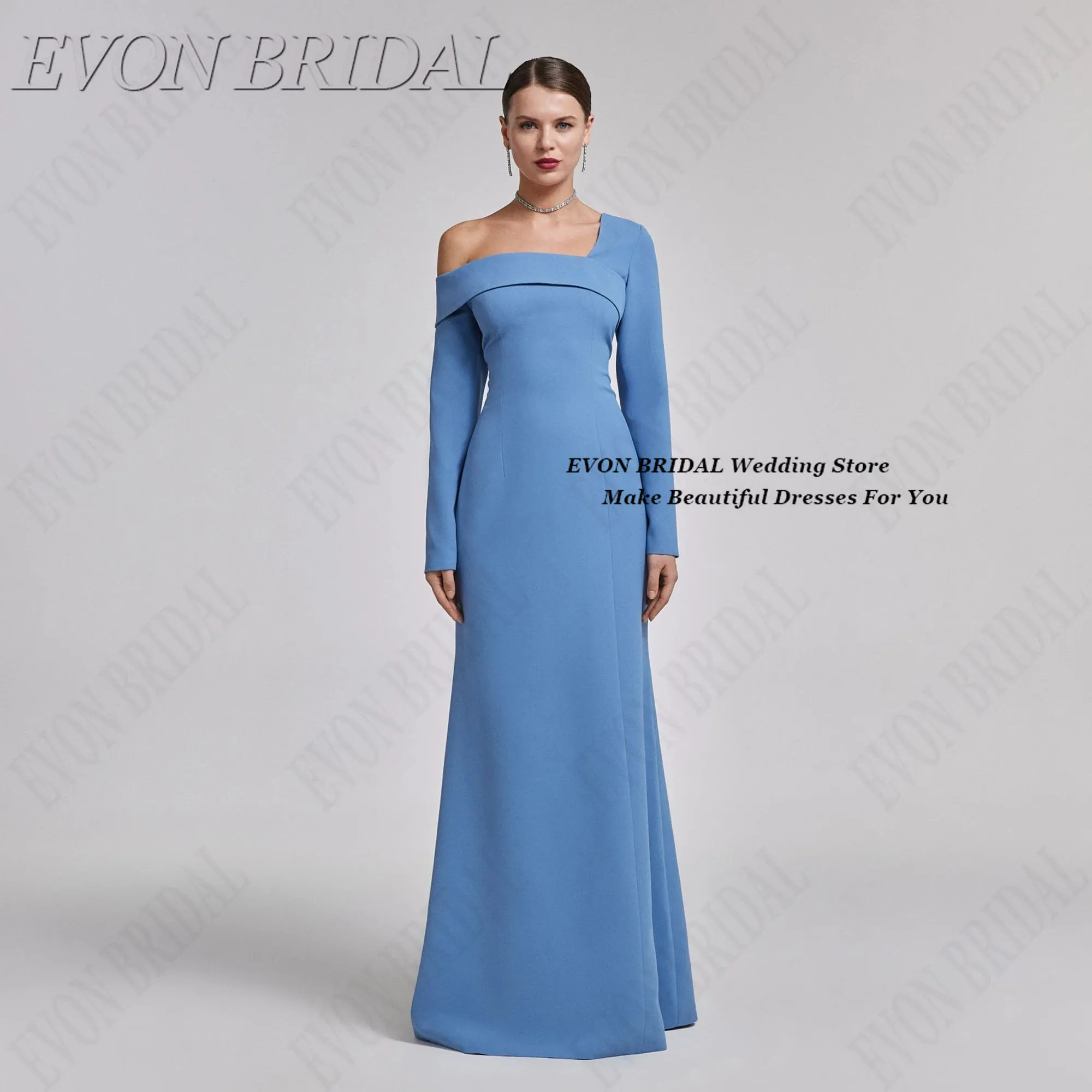 EVON BRIDAL Blue Woman Ceremony Dress Floor Length Wedding Evening Gown A-Line Elegant Party Dresses 2025 For Wedding Customize
EVON BRIDAL Blue Woman Ceremony Dress Floor Length Wedding Evening Gown A-Line Elegant Party Dresses 2025 For Wedding Customize