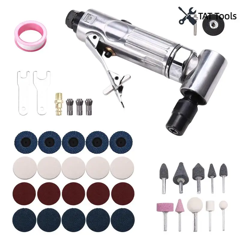 High-Performance 1/4 Inch Micro-Air Die Grinder Kit, 90 Degree Polisher With Sanding Discs For Engraving Projects
High-Performance 1/4 Inch Micro-Air Die Grinder Kit, 90 Degree Polisher With Sanding Discs For Engraving Projects