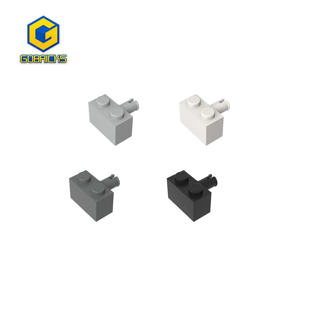 Gobricks 50pcs 2458 Building Blocks Brick Special 1x2 Parts with Pin DIY Bricks MOC Parts High-Tech Particles Educational Toy
Gobricks 50pcs 2458 Building Blocks Brick Special 1x2 Parts with Pin DIY Bricks MOC Parts High-Tech Particles Educational Toy 